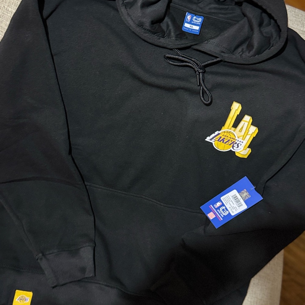 NBA Black and Gold Lakers Hoodie